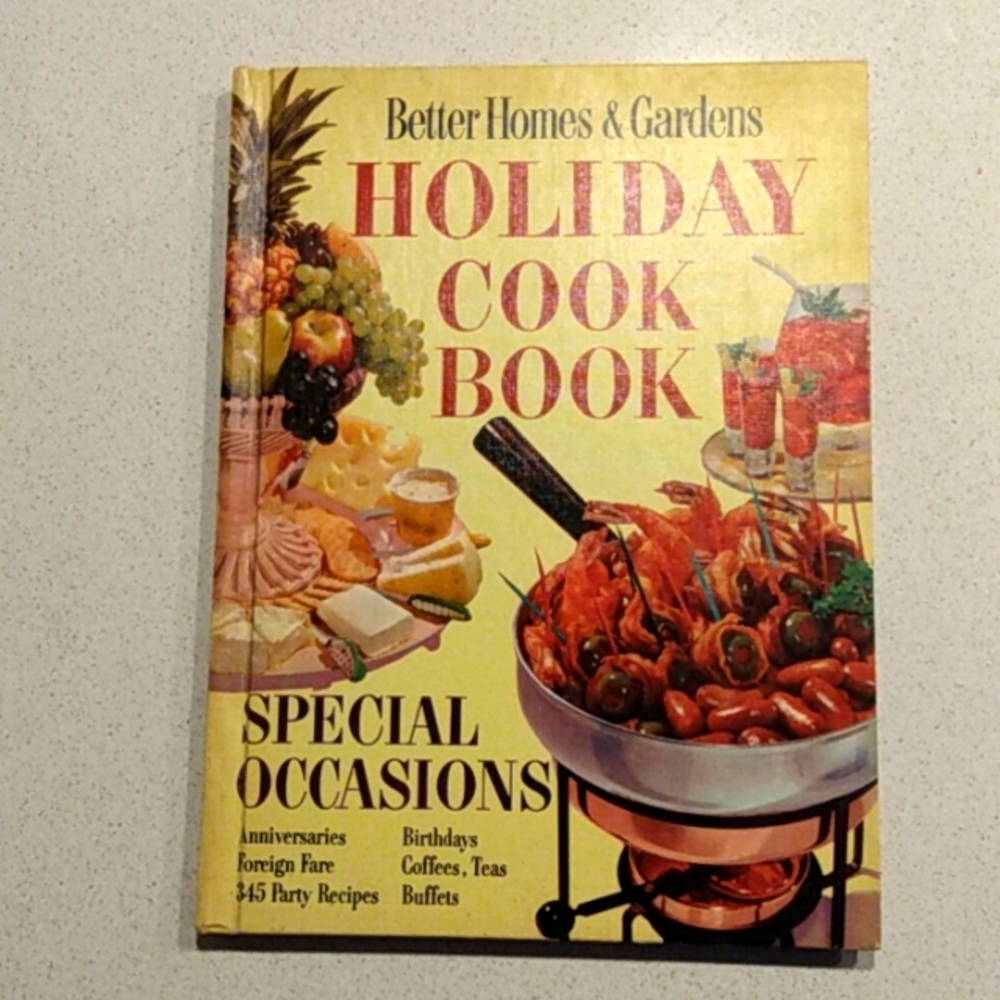 Vintage Better Homes & Gardens Holiday Cookbook